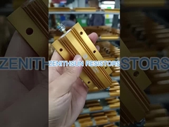 precarica Wirewound alloggiata di alluminio della resistenza di 150W 25R F per industria militare