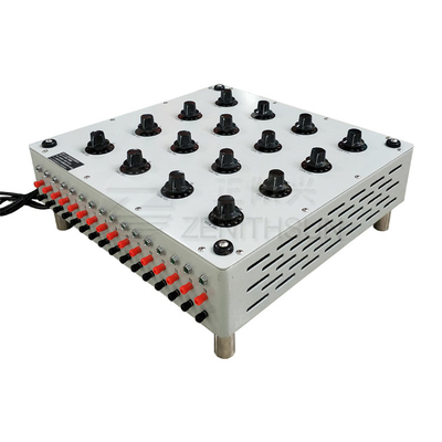 Contenitore di resistenza variabile di potere 16X150W controllato facendo scorrere le manopole